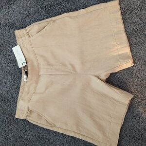 NWT! *RACHEL ZOE* CAMEL COLORED GORGEOUS LONG WALKING SHORTS-L